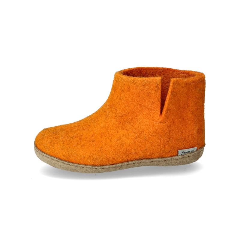 glerups Boot junior Boot with leather sole Orange