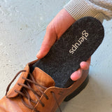 glerups Innersole 7mm, Regular Felt soles Charcoal