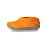 glerups Shoe junior Shoe with leather sole Orange