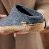 glerups Slip-on with leather sole Slip-on with leather sole Denim